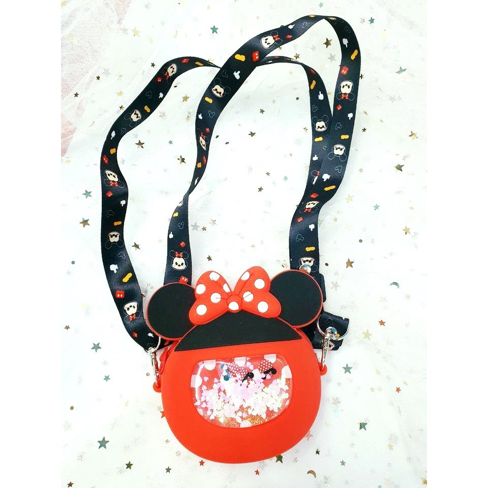 [Haobaby shop] Túi xách mini Mickey silicone cho bé