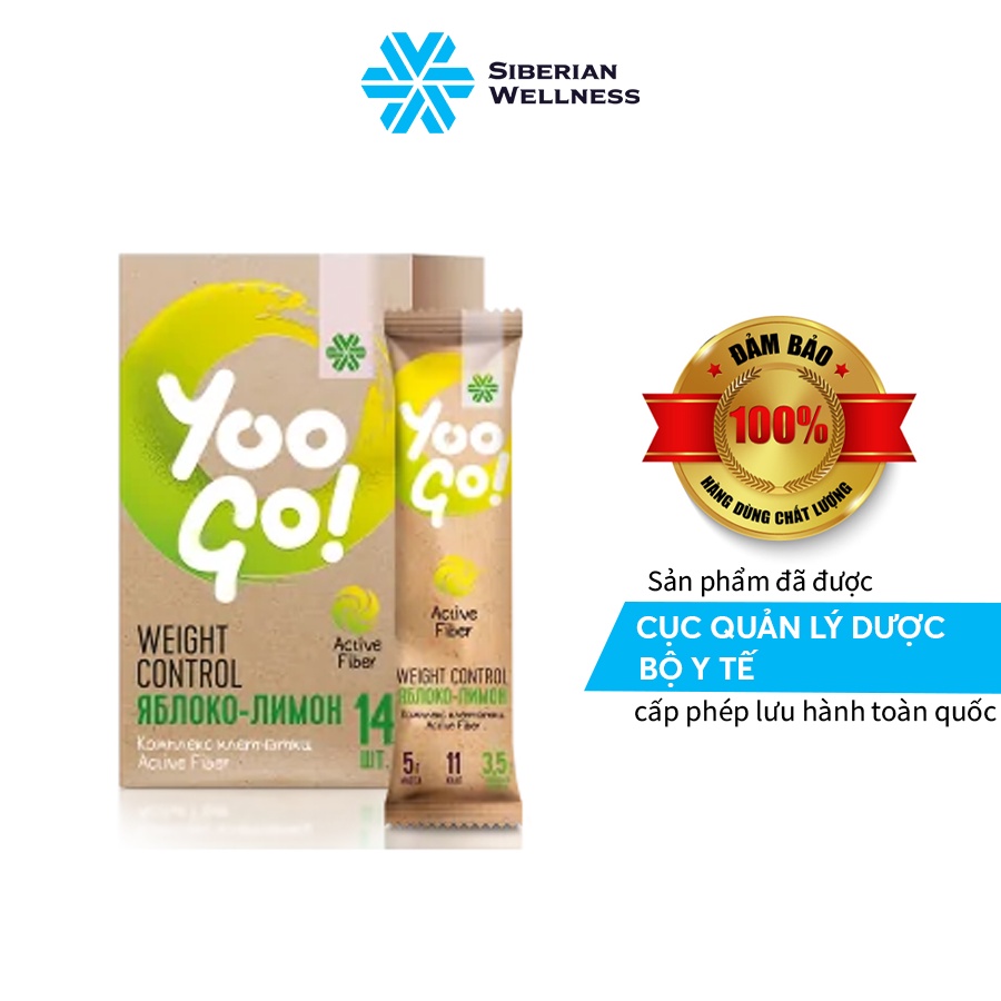 Thực phẩm hỗ trợ giảm cân YOO GO WEIGHT CONTROL - Giúp giảm cảm giác thèm ăn - Vị táo và chanh ... ...