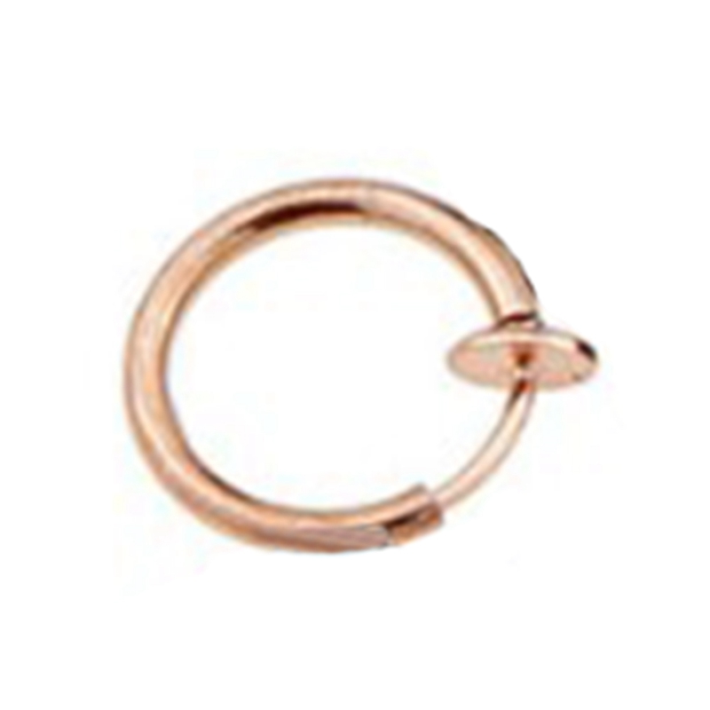 flowersqueen Khuyên Tai Nữ Trang Dáng Tròn Phong Cách Hip Hop