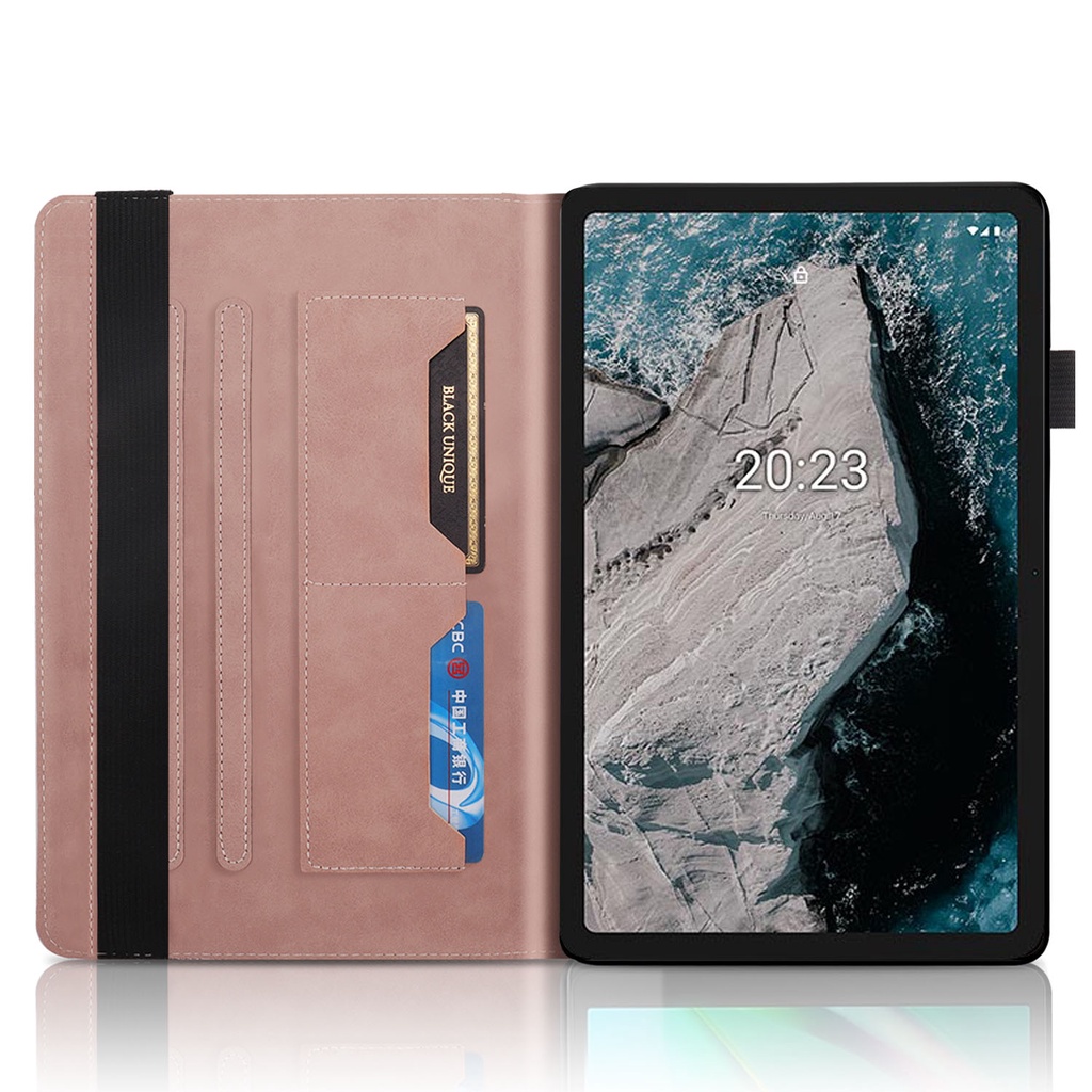 Ốp Lưng Dạng Ví Chất Liệu Da PU Cho Nokia T20 10.4"