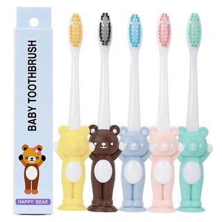 Set 4 bàn chải gấu cho bé yêu