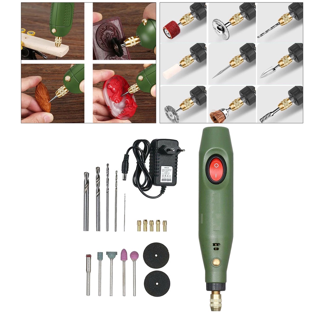Bộ Dụng Cụ Bút Mài Đánh Bóng Điện Tử Mini Lzdhuiz Shop61