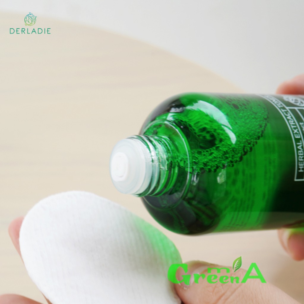 Toner Tràm Trà Derladie Nước Hoa Hồng Giảm Mụn Kiềm Dầu Derladie Herbal Extract Tee Tree Toner [NHẬP KHẨU CHÍNH HÃNG] | BigBuy360 - bigbuy360.vn