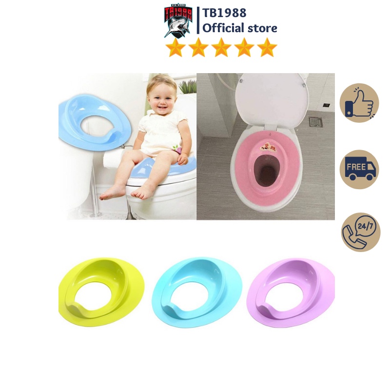 Miếng lót thu nhỏ bồn cầu cho bé tập đi vệ sinh an toàn/Nắp thu nhỏ bồn cầu cho bé