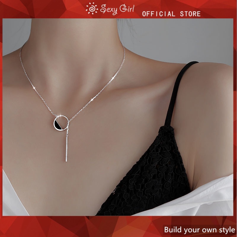 Dây Chuyền Mặt Nhẫn Tua Rua Phong Cách Hip hop Đơn Giản Thời Trang Cho Nữ