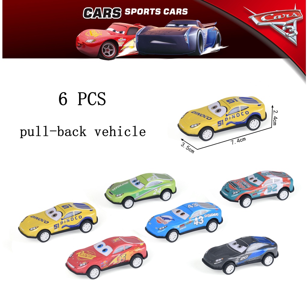 Mô Hình Xe Hơi Thể Thao McQueen 5 Trong 1 Bằng Hợp Kim 8991