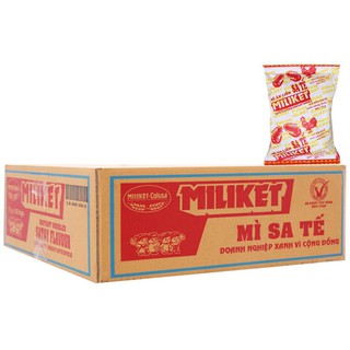 THÙNG 30 GÓI MÌ SA TẾ MILIKET 65GR