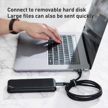 Cáp Sạc Nhanh Baseus 60W-5Gbps / 100W-10Gbps Type-C To Type-C PD Sạc Nhanh Quick Charge 4.0 3.0 Cho Samsung Smartphone
