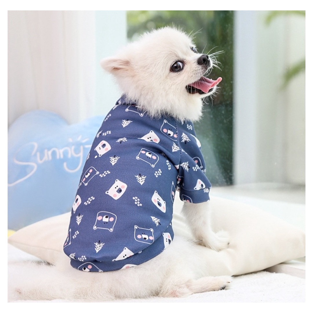 Áo nỉ có tay cho chó mèo, áo poodle 5 size siêu nhỏ, trung, siêu bự- Hàng xuất siêu xịn