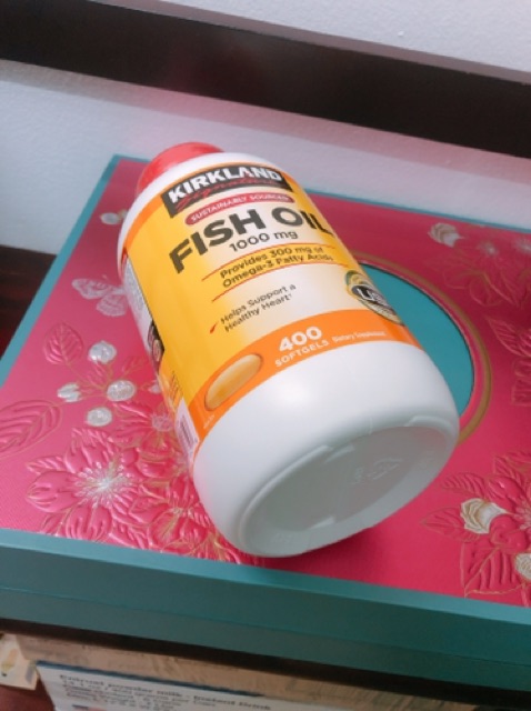 Viên Uống Fish oil 1.000mg Omega3 Kirkland 400 viên | BigBuy360 - bigbuy360.vn