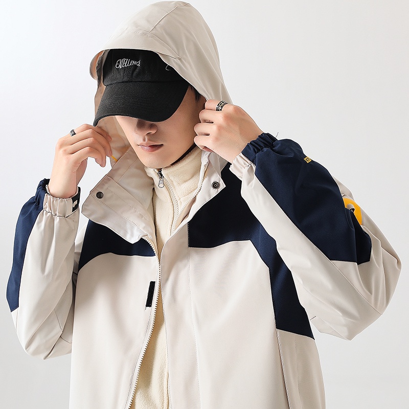 Áo Khoác Chống Gió Chống Thấm Nước Thời Trang Leo Núi Cho Cặp Đôi