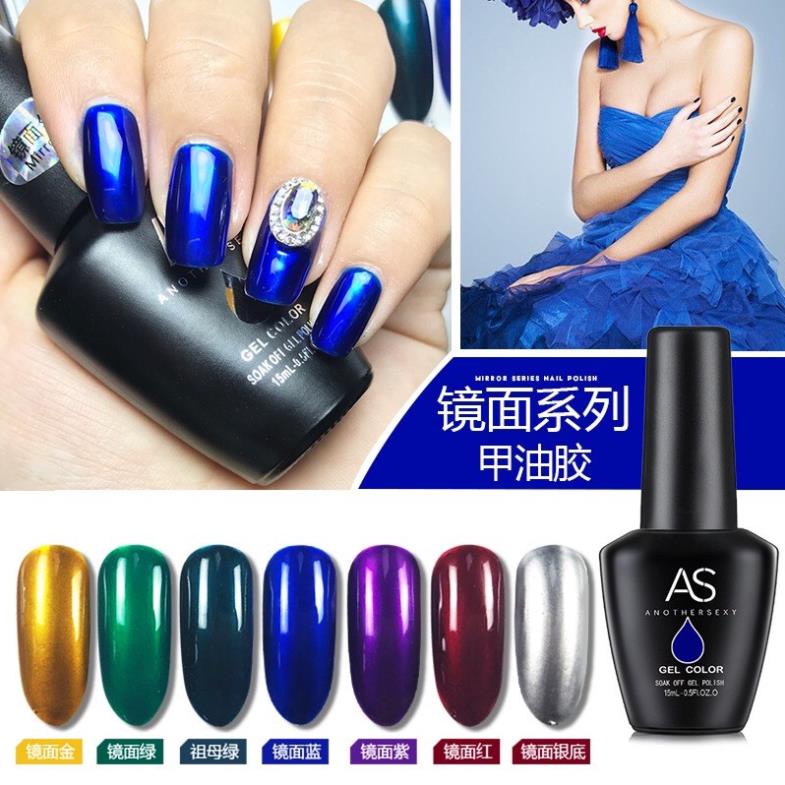 Sơn Gel AS vỏ đen Mã JM ( Cam Kết Chính Hãng - làm khô sơn gel bằng máy hơ uvled )
