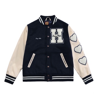 Áo varsity Human Made xanh GEMSE 02