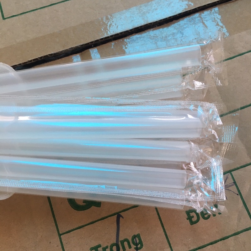 Ống Hút Trà Sữa Phi 12 Có Màng Bọc, Ống Hút Trân Châu/Topping - Hút Được Cả Trà Sữa, Thạch, Trân Châu các loại