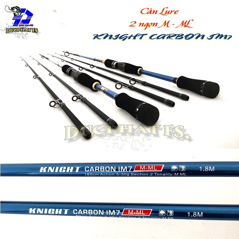 Cần Câu Lure Đứng, ngang KNIGHT 2 Ngọn M và ML , Cần câu Lure Lóc.
