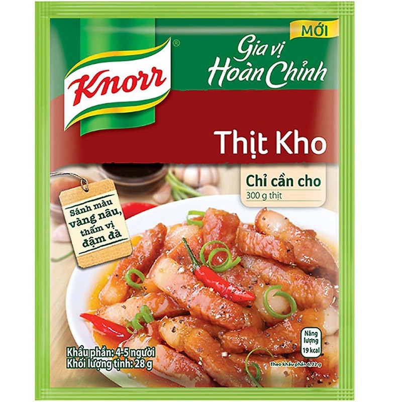 Gia Vị Knorr Thịt Kho 28g dây 6 gói