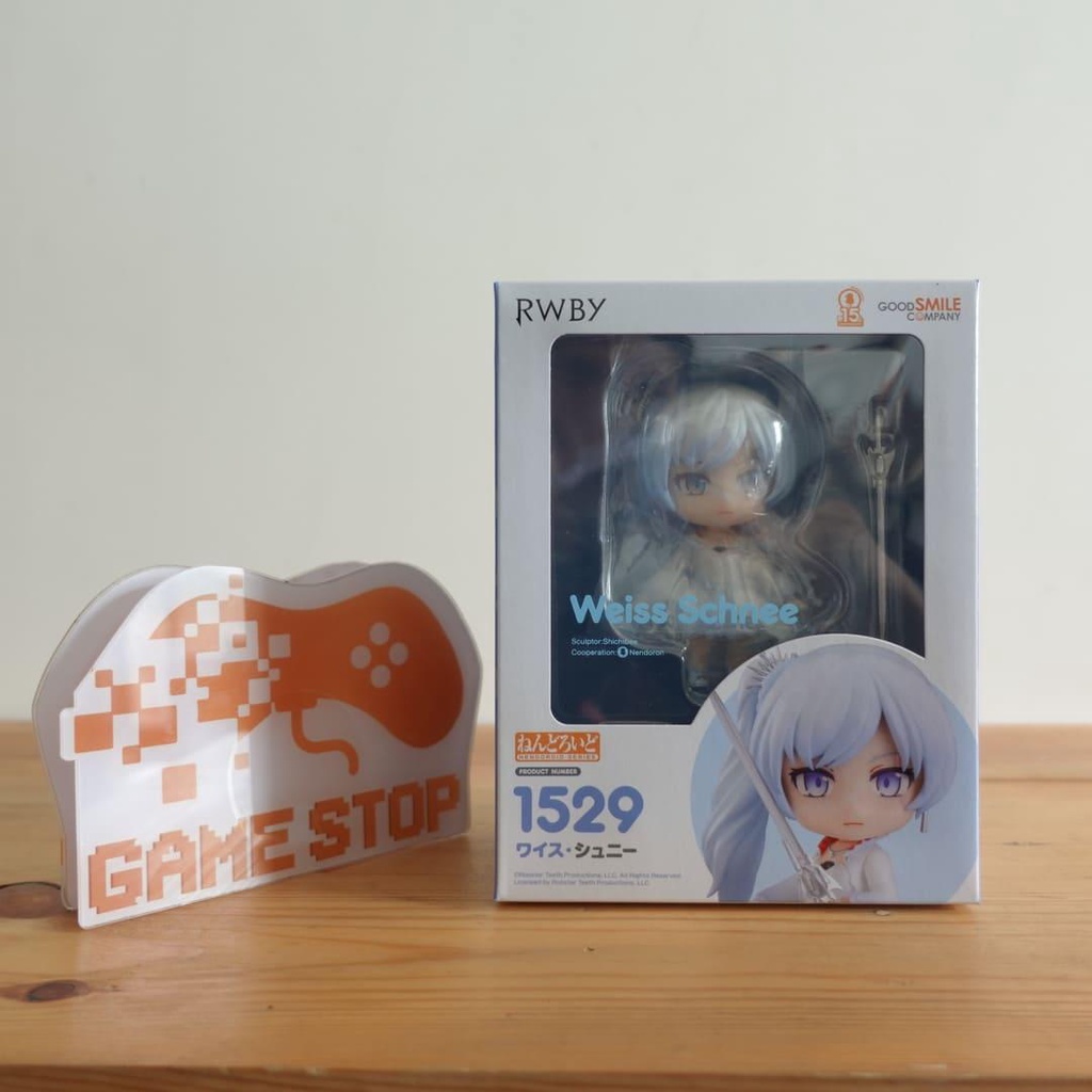 Mô hình RWBY Weiss Schnee 10cm 1529 Nendoroid GOOD SMILE Nhựa PVC, ABS Mô hình có khớp CHÍNH HÃNG NHẬT RWBYND01