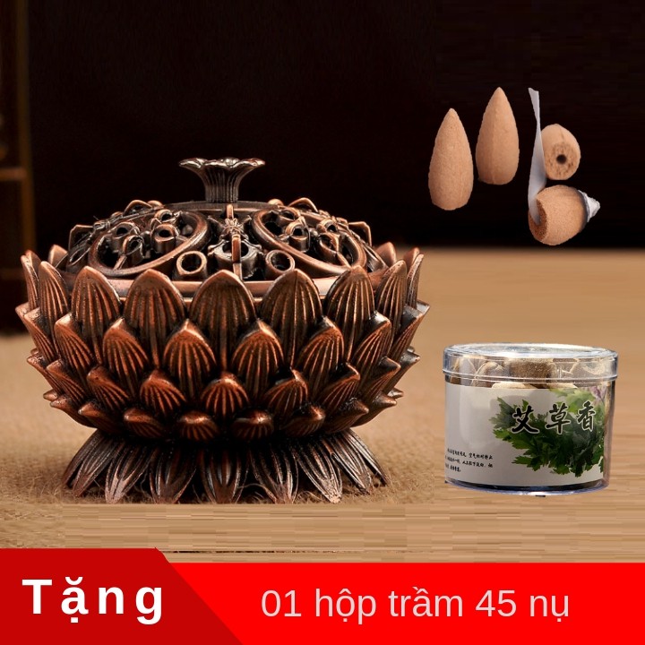 lư xông trầm hương tặng trầm nụ ,shop Diệu Tâm lư dứa +nụ