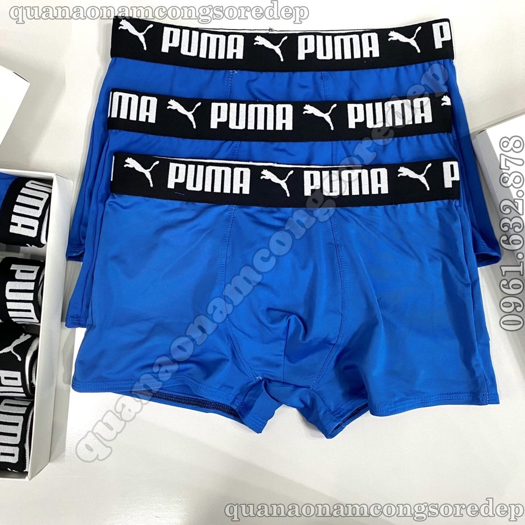 HỘP 5 QUẦN Quần Lót Nam Boxer PUMA - Sịp Nam Cao Cấp PUMA mẫu mới,co giãn mềm mịn hàng chính hãng
