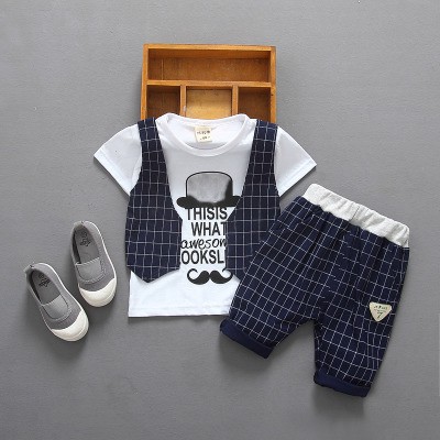 Set áo thun giả vest cho bé trai