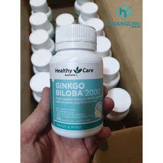 Bổ não [Úc] Healthy Care Ginkgo Biloba 2000mg - 100 viên