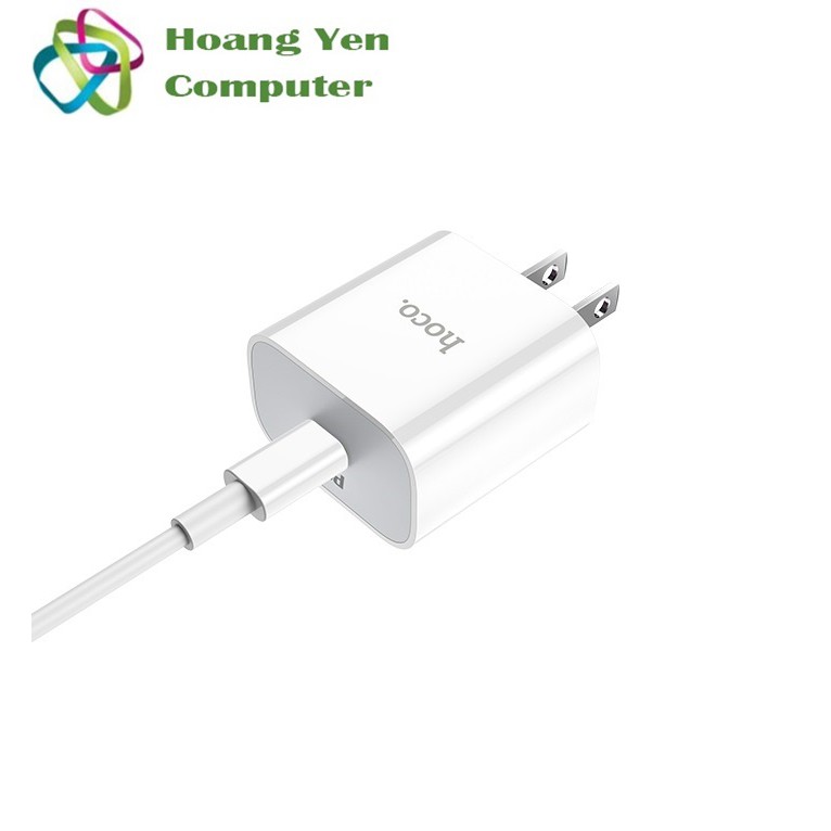 Cốc Sạc Nhanh Chui Type C Hoco C76 PD3.0 QC3.0 20W - BH 12 Tháng Chính Hãng - Hoàng Yến Computer