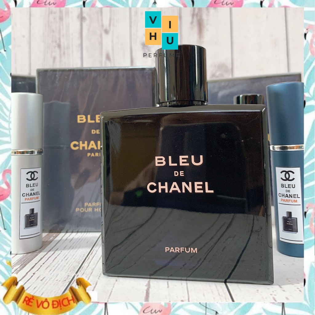 Nước hoa nam, Bleu de chanel 2 bản chữ vàng và chữ trắng lưu hương lâu cả ngày | BigBuy360 - bigbuy360.vn