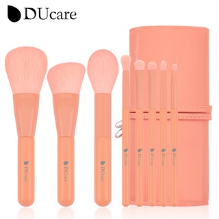 Bộ 8 cọ trang điểm DUcare phấn nền phấn mắt má hồng che khuyết điểm từ sợi tổng hợp cao cấp