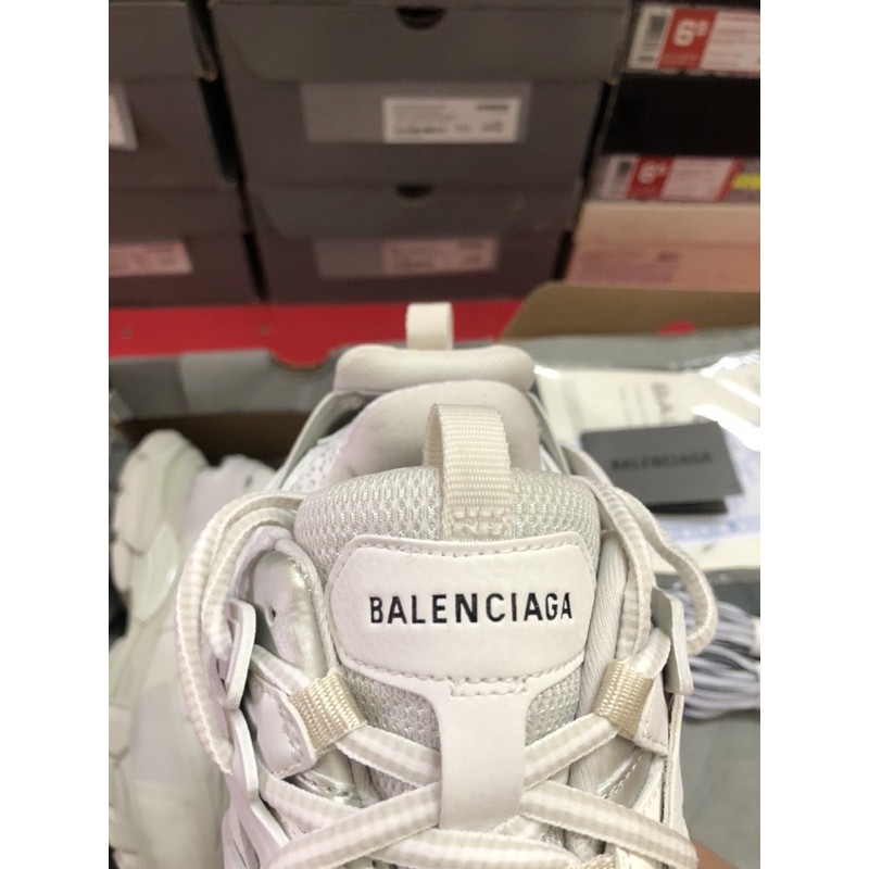 [Ảnh thật + full phụ kiện] Giày BALEN TRACK 3.0 trắng cao cấp