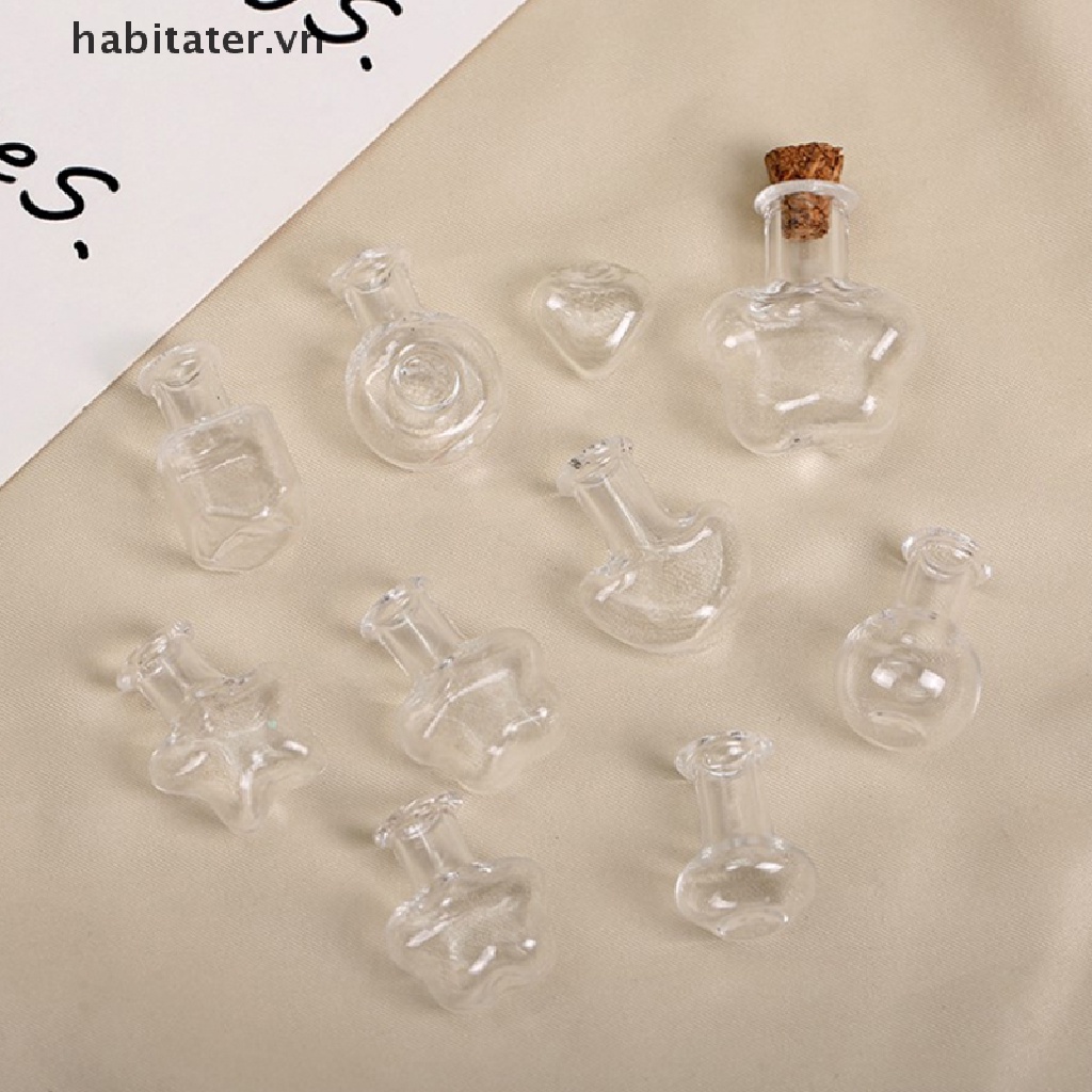 Set 5 Lọ Điều Ước Thủy Tinh Mini Có Nút Bần