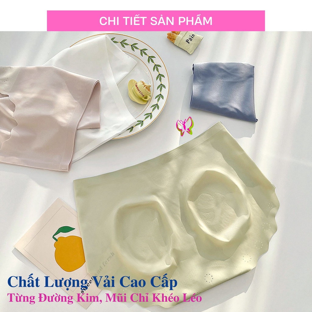 Quần lót nữ su đúc thun lạnh lưng cao không đường may, trẻ trung, thoải mái, thoát mát (MS 03104) Anna Shop