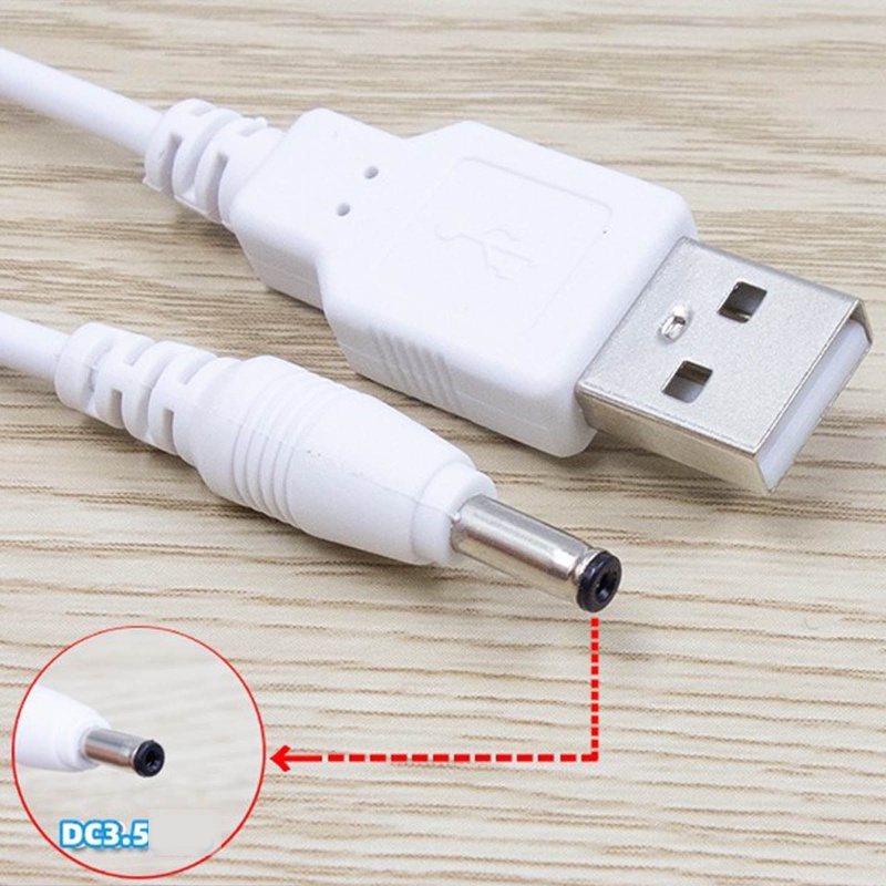 Dây cáp sạc nhanh 50cm/1.97''L USB A sang DC 3.5mm