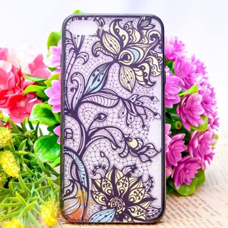 Ốp lưng - hoa ren vàng xanh - iphone 5/5s/6/6s/6+/6s+/7/8/7+/8+