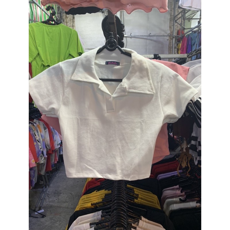 Áo croptop có cổ | BigBuy360 - bigbuy360.vn