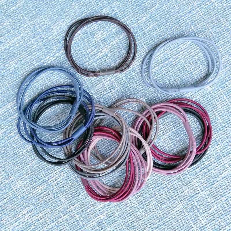 Dây Buộc Tóc Cao Su Cỡ Nhỏ Phong Cách Hàn Quốc Đơn Giản Dành Cho Nữ