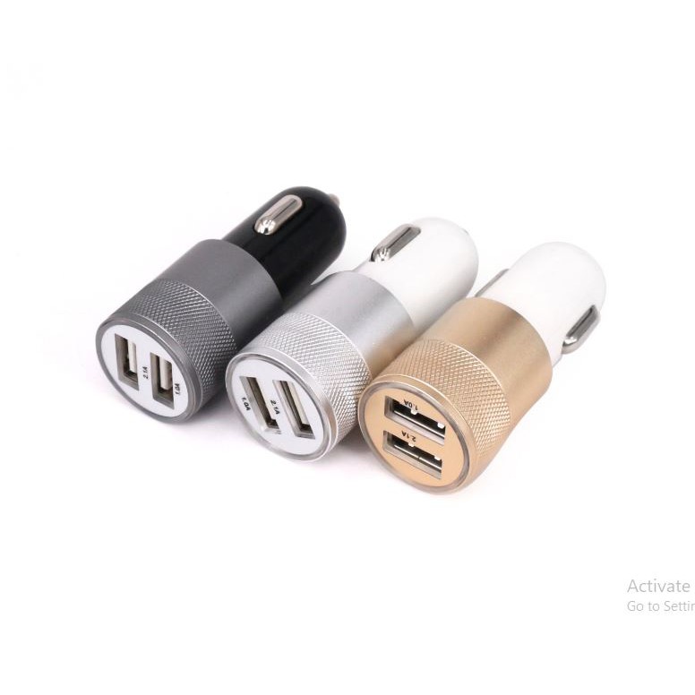 Tẩu sạc 2 cổng USB -- Sạc điện thoại trên ô tô