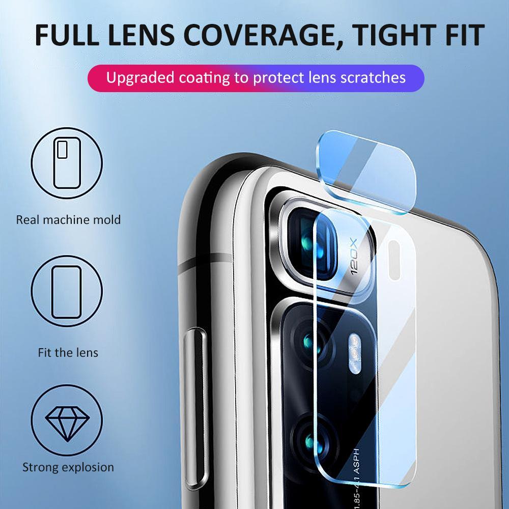 Kính cường lực 9H bảo vệ camera sau cho Xiaomi POCO X3 NFC M2 Pro Redmi Note 9S