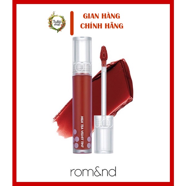 [HOT NEW] Son Kem Lì, Mịn Mượt Như Nhung Romand Milk Tea Velvet Tint 4.4g