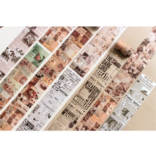 DẢI BĂNG KEO TRANG TRÍ PHONG CÁCH VINTAGE NO.1 DIY BULLET JOURNAL