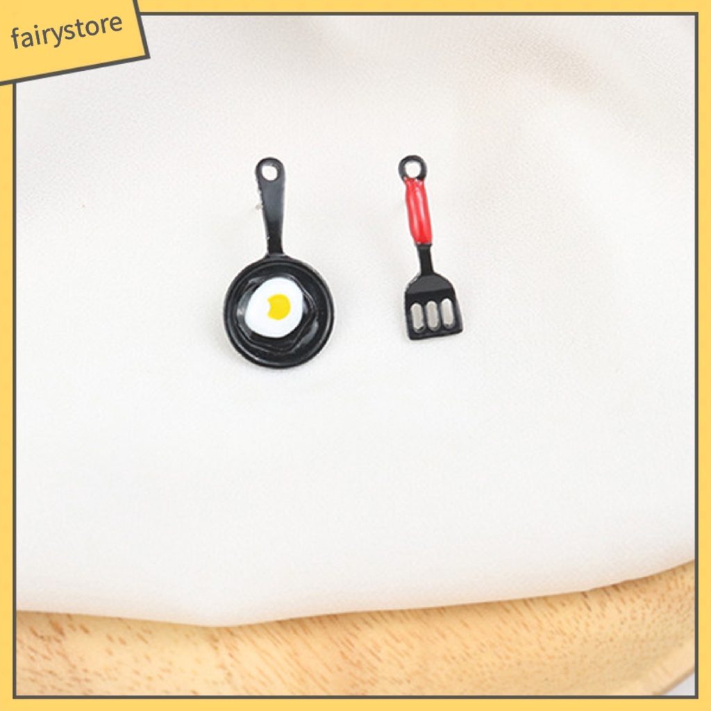 Khuyên Tai Nữ Hình Chảo Chiên Trứng Ốp La Độc Đáo