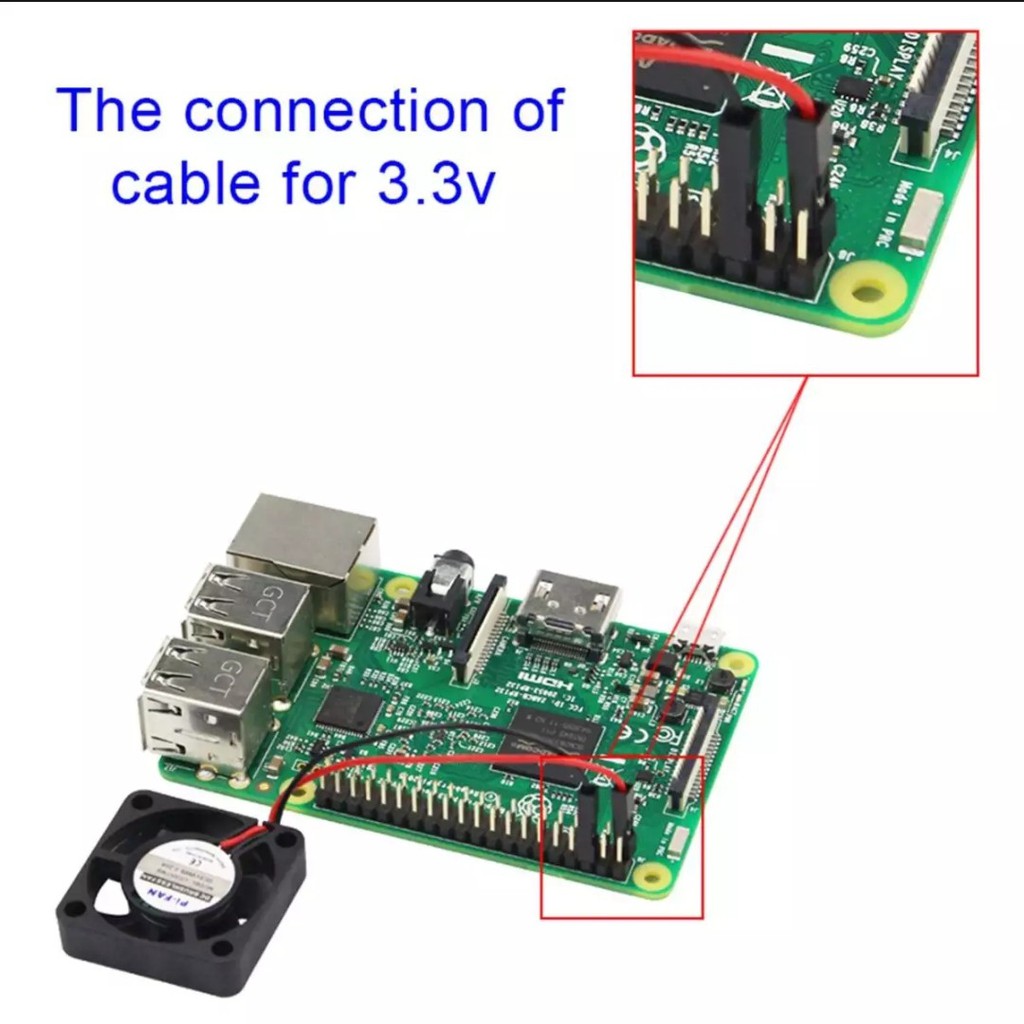 Vỏ nhôm Raspberry pi 4 kèm quạt, Raspbery case, tản nhiệt pi