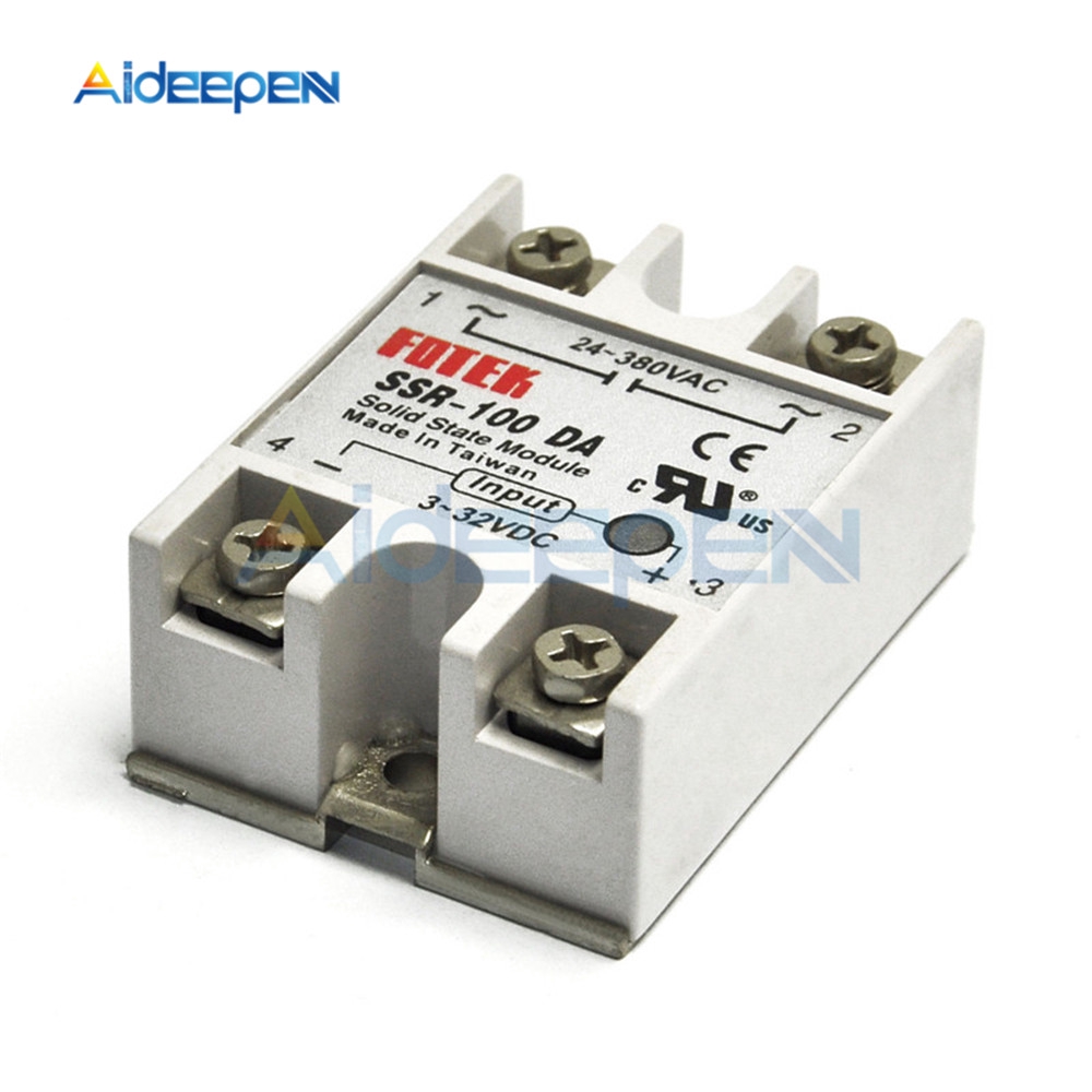 Rơ Le Trạng Thái Học Rắn da-A ssr-40aa ssr-40va ssr-40da ssr-60da ssr-75da Sr-1000da 60a 75a 100a Thực sự 3-32v dc-1000da 60a 75a 100a - 380Acs / 1Ad10Acs