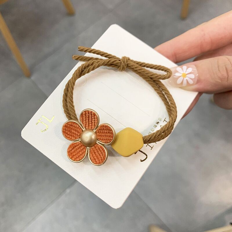 Dây buộc tóc cài tóc DIY dễ thương handmade cho bạn gái bé gái Phong cách Hàn Quốc