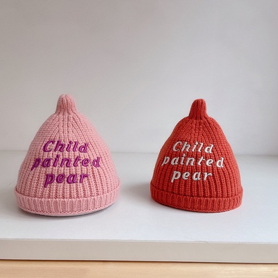 Mũ Len Dệt Kim Giữ Ấm Mùa Đông Dành Cho Trẻ Sơ Sinh