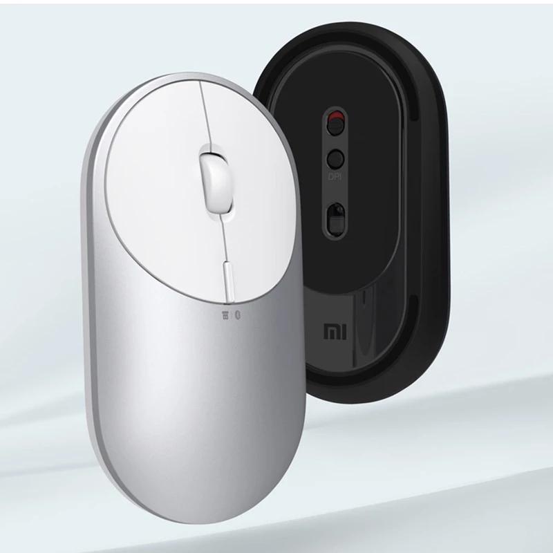 Chuột Gaming Xiaomi Không Dây Bluetooth 4.0 Rf 2.4ghz 2 Chế Độ Bằng Hợp Kim Nhôm Mi 1200dpi
