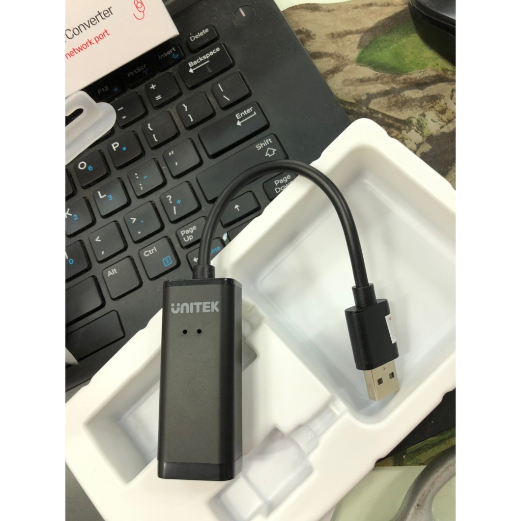 USB Ra Lan UNITEK Y1468 .Cáp USB 2.0 -> LAN UNITEK - Chính Hãng 100%, Bảo Hành 12 Tháng - 1 Đổi 1