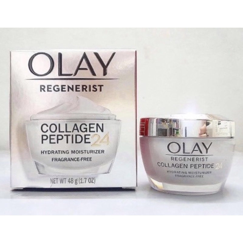 Kem Olay Trắng,Olay Mỹ Regenerist Collagen Peptide 24 Mỹ dưỡng da chống lão hóa, tái tạo da48g