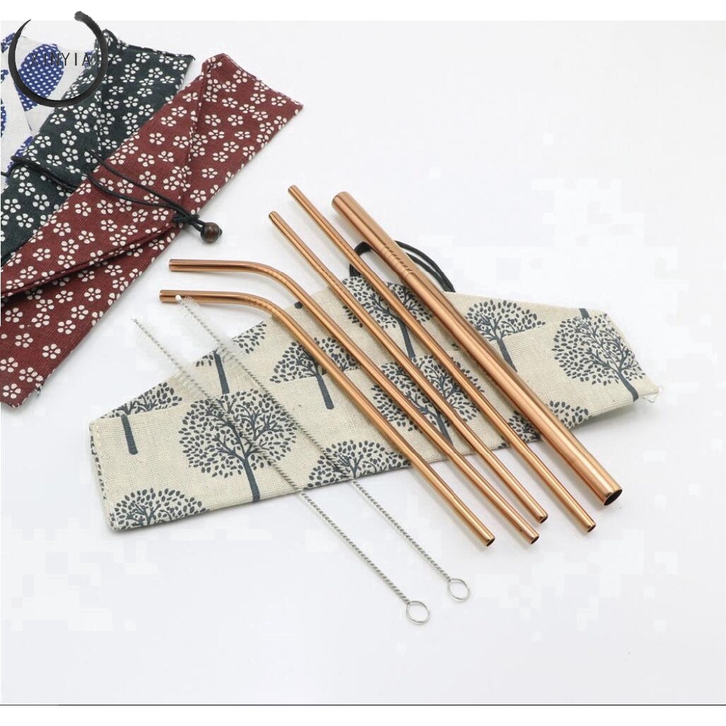 Set ống hút hoặc cọ vệ sinh từ inox 304 chất lượng cao