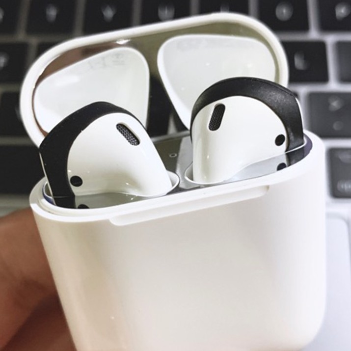 Bộ 2 Nút Đệm Tai Bằng Silicon Chống Trơn Trượt , chống bẩn Cho Tai Nghe Airpods 1 2 i11, i12 AP103