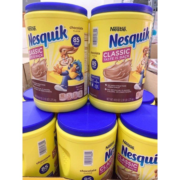 BỘT CACAO NESTLE NESQUIK CHOCOLATE 1.275KG CỦA MỸ